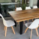 Mesa Petiribí + Sillas Tulip blancas