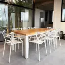 Mesa Paraíso+ Sillas Allegra blancas