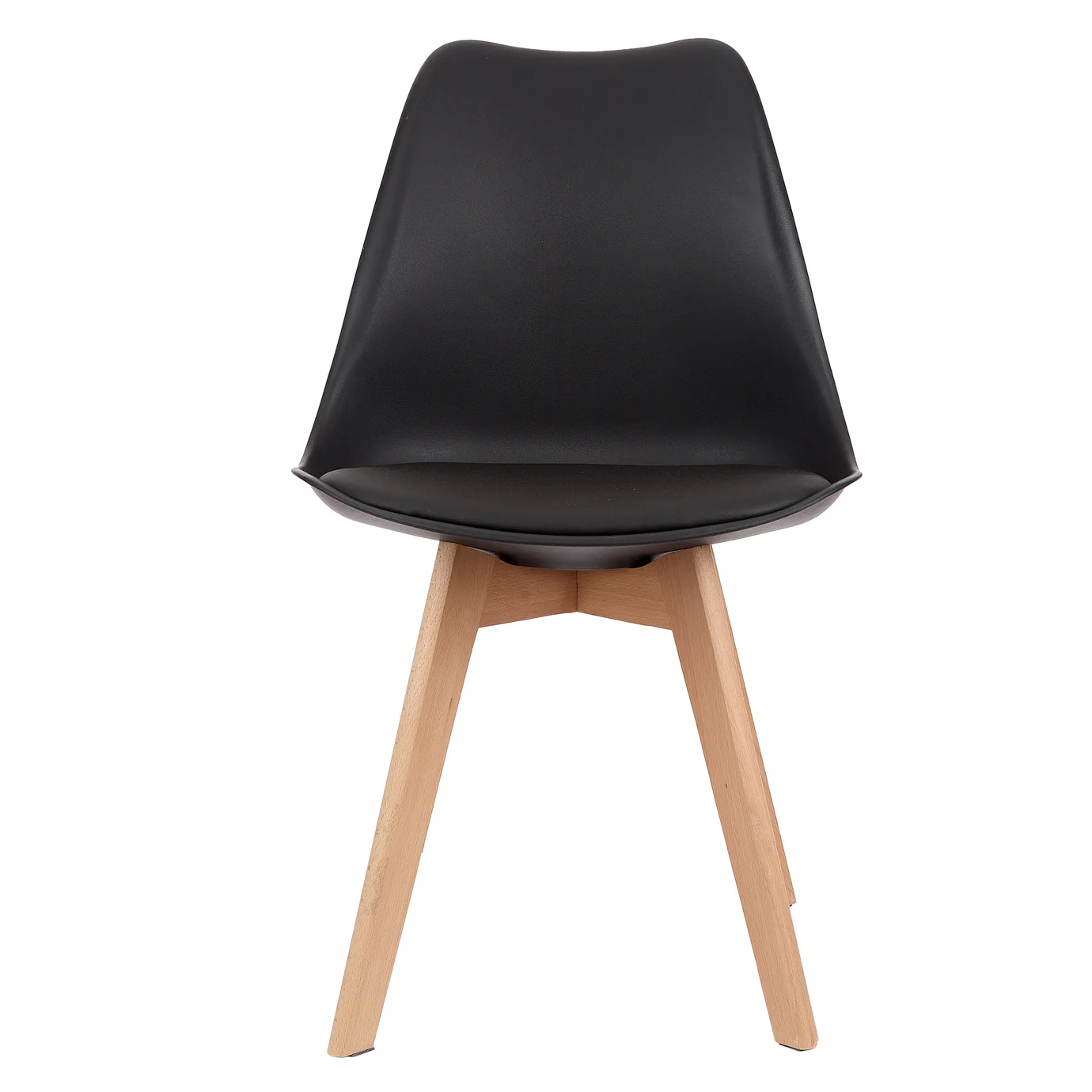 Set sillas Tulip negras